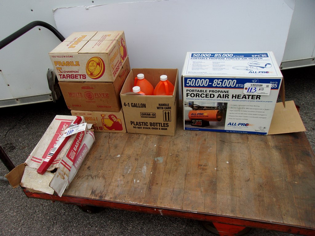 Item Image for New shop tools, shop equipment, store displays, & lawn mower auction