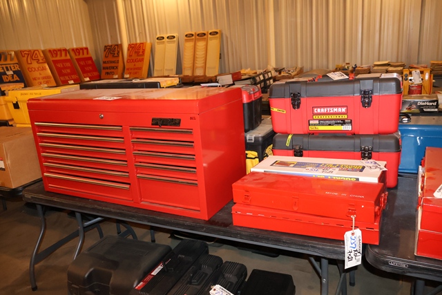 Item Image for Huge offering of like new Craftsman hand tools and tool boxes, pallet racking, new product and 4 post lift