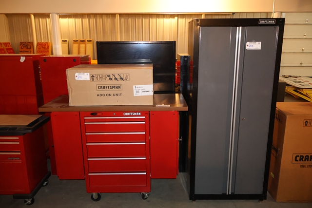 Item Image for Huge offering of like new Craftsman hand tools and tool boxes, pallet racking, new product and 4 post lift