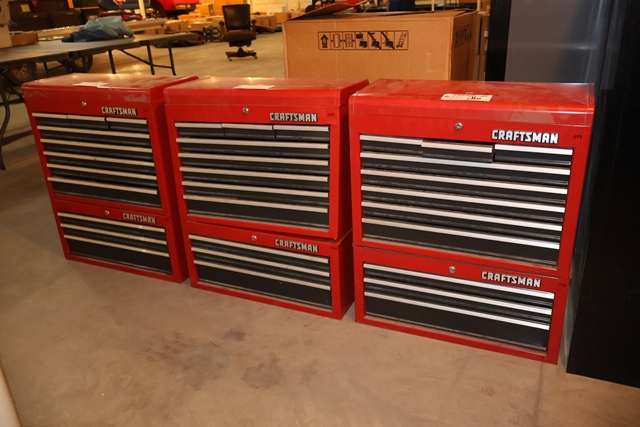 Item Image for Huge offering of like new Craftsman hand tools and tool boxes, pallet racking, new product and 4 post lift