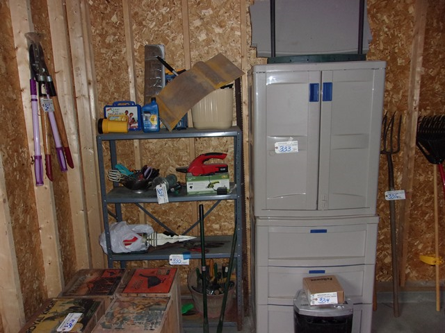 Sold at Auction: RUBBERMAID STORAGE CABINET