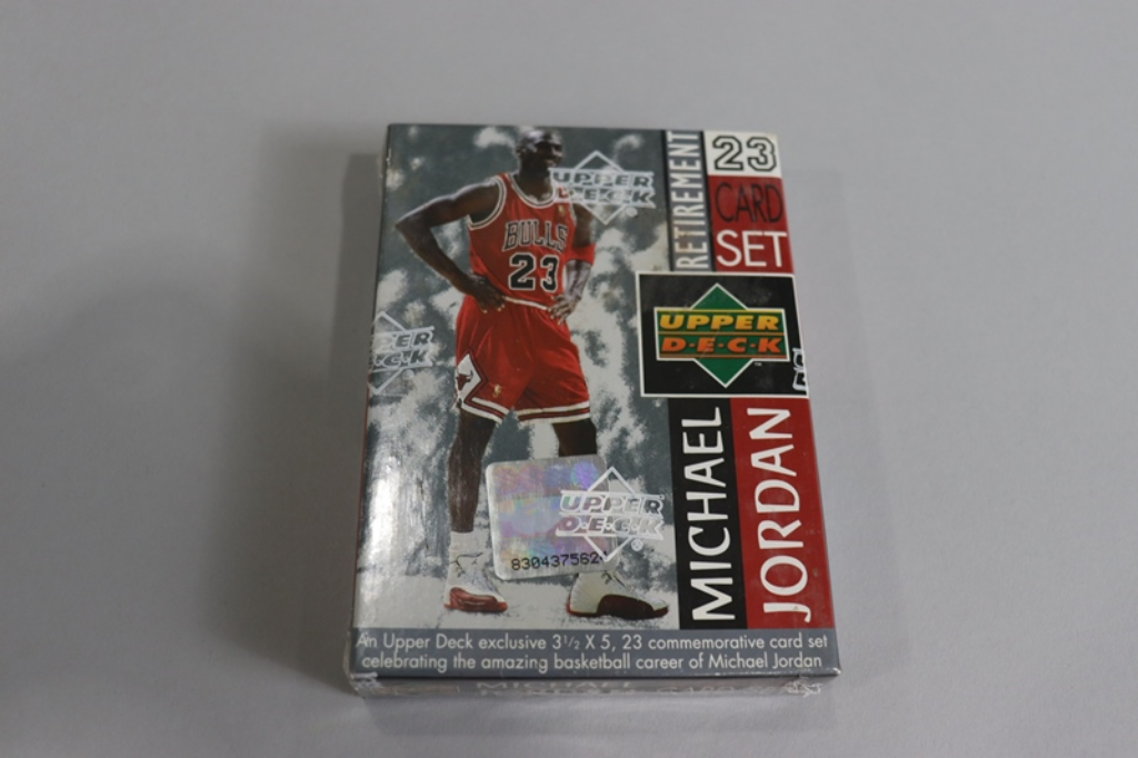 Autographed Chicago Bulls Michael Jordan Upper Deck Red Jersey with  Embroidered Stats - Limited Edition of 123