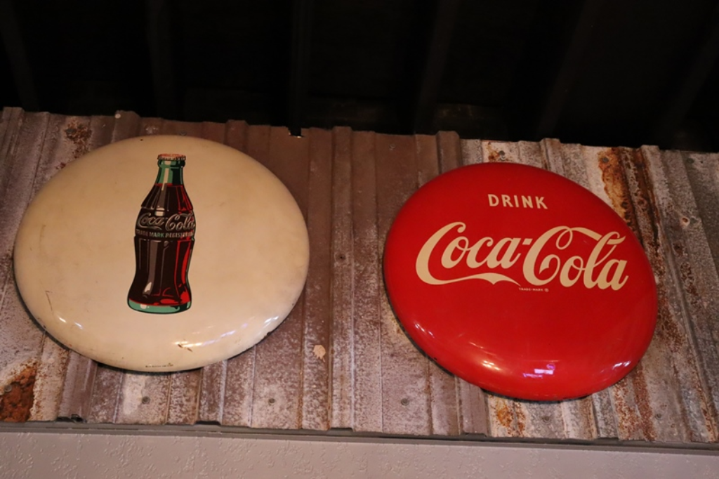 Vintage Coke Bottle, large 26 oz, tall green glass bottle; white script  Coca-Cola. No chips, no cracks. Classic Vintage soda pop Coke bottle